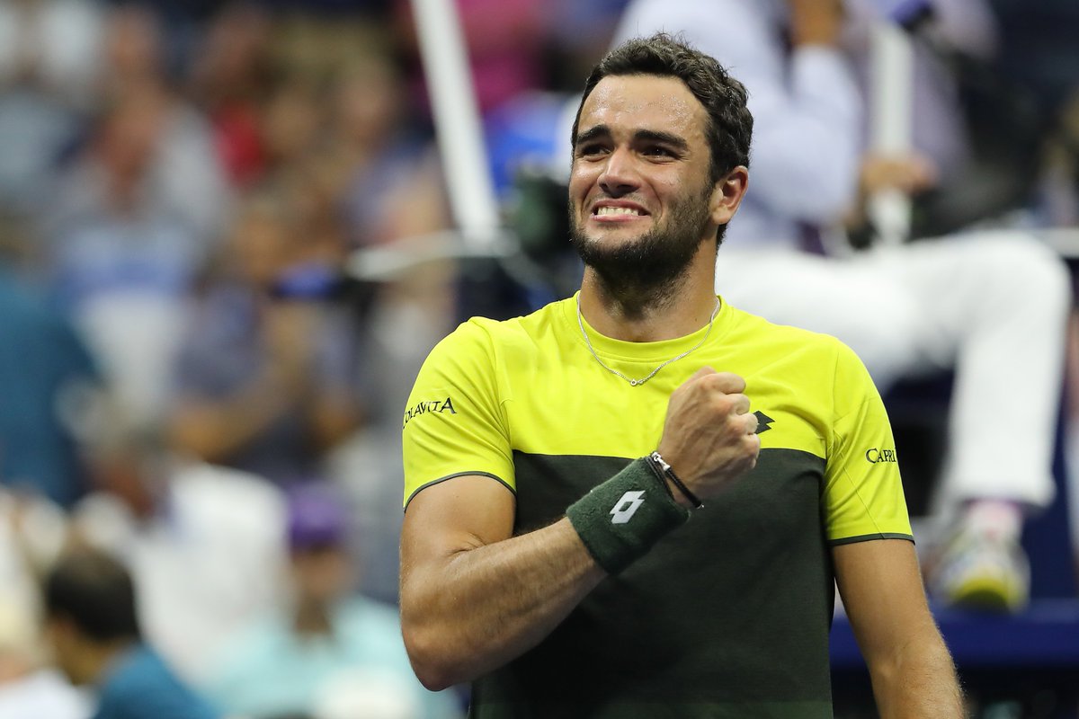 SuperTennisTv's tweet photo. ❗️BREAKING NEWS❗️

MATTEO BERRETTINI VOLA IN SEMIFINALE AGLI US OPEN

L’azzurro supera al tie-break del quinto set set Gael Monfils scrivendo un’altra pagina ancora della storia del tennis italiano 🇮🇹

#UsOpen #Slam #Berrettiniday https://t.co/6tiXs6wGlS