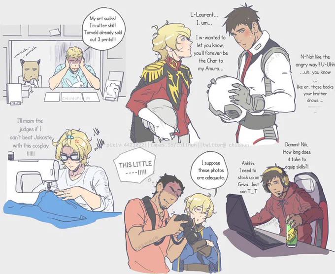 this #captiveprince otaku au has been stewing in my brain for ever and i occasionally bring it up to @chibichan449 because i forever laugh at it 