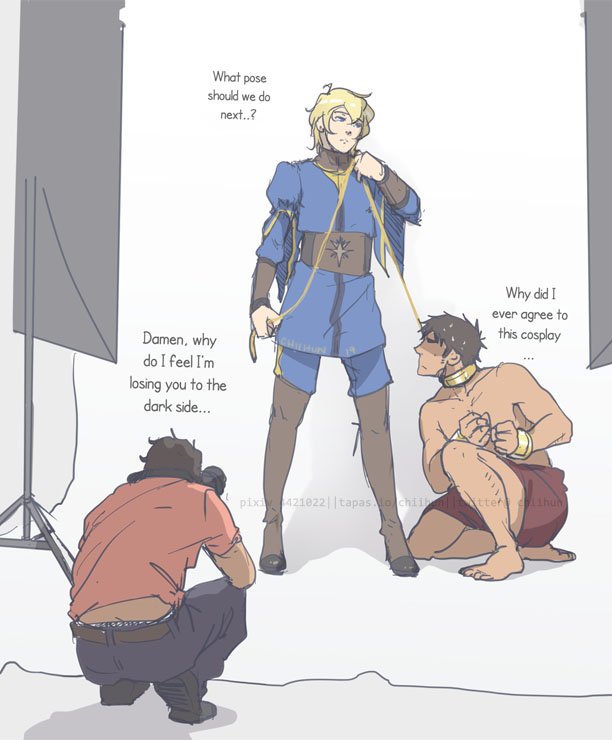 this #captiveprince otaku au has been stewing in my brain for ever and i occasionally bring it up to @chibichan449 because i forever laugh at it
