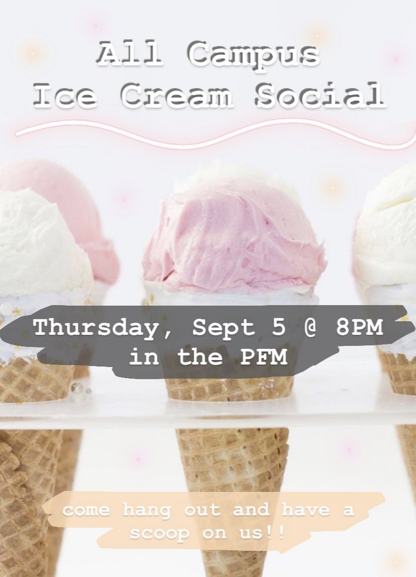 come see us tomorrow for a sweet study break!!