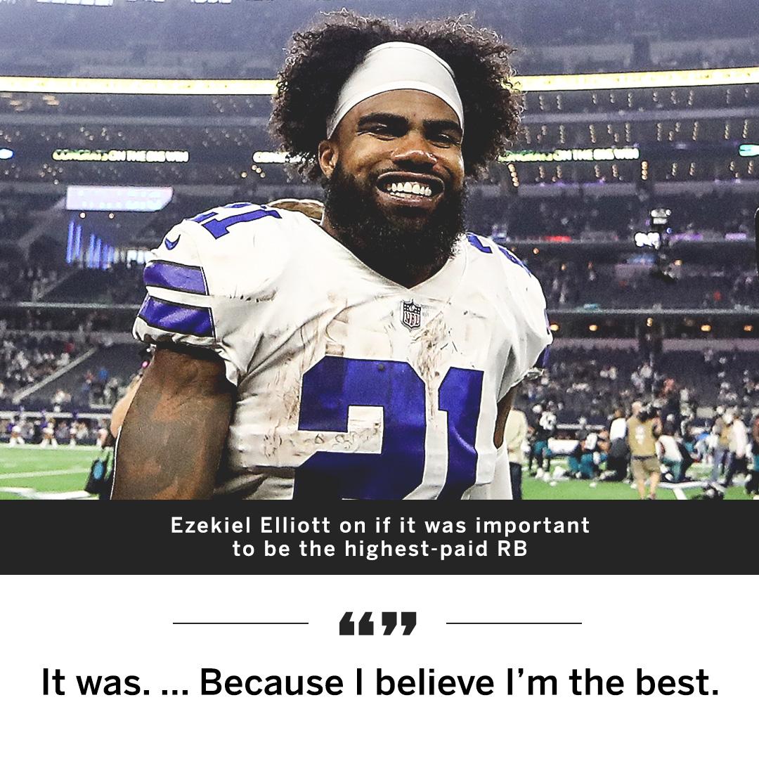 Zeke making a statement 💰
