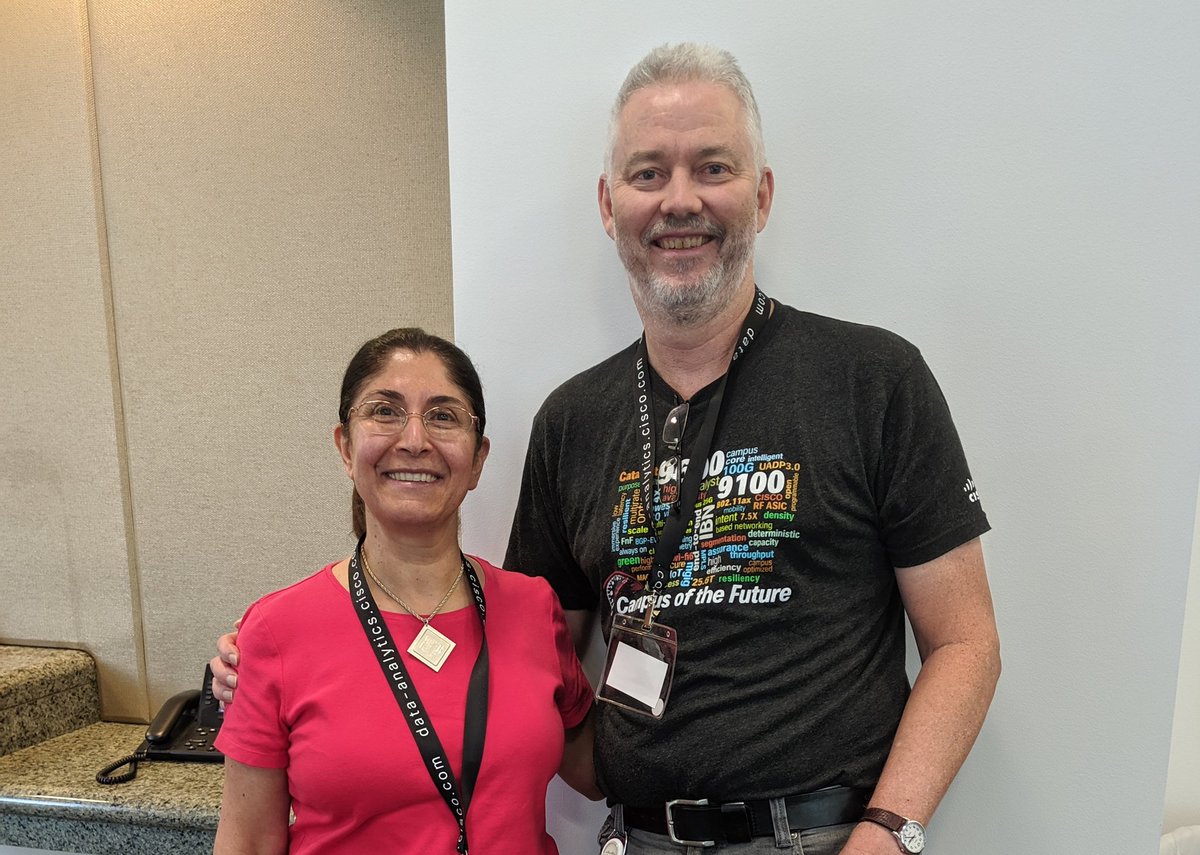 petergjones's tweet photo. New #UADPFashion.
Thanks @RoshanakJan for #MakerSpirit
#Cat9K #WeAreCisco https://t.co/anrknCb5Dh