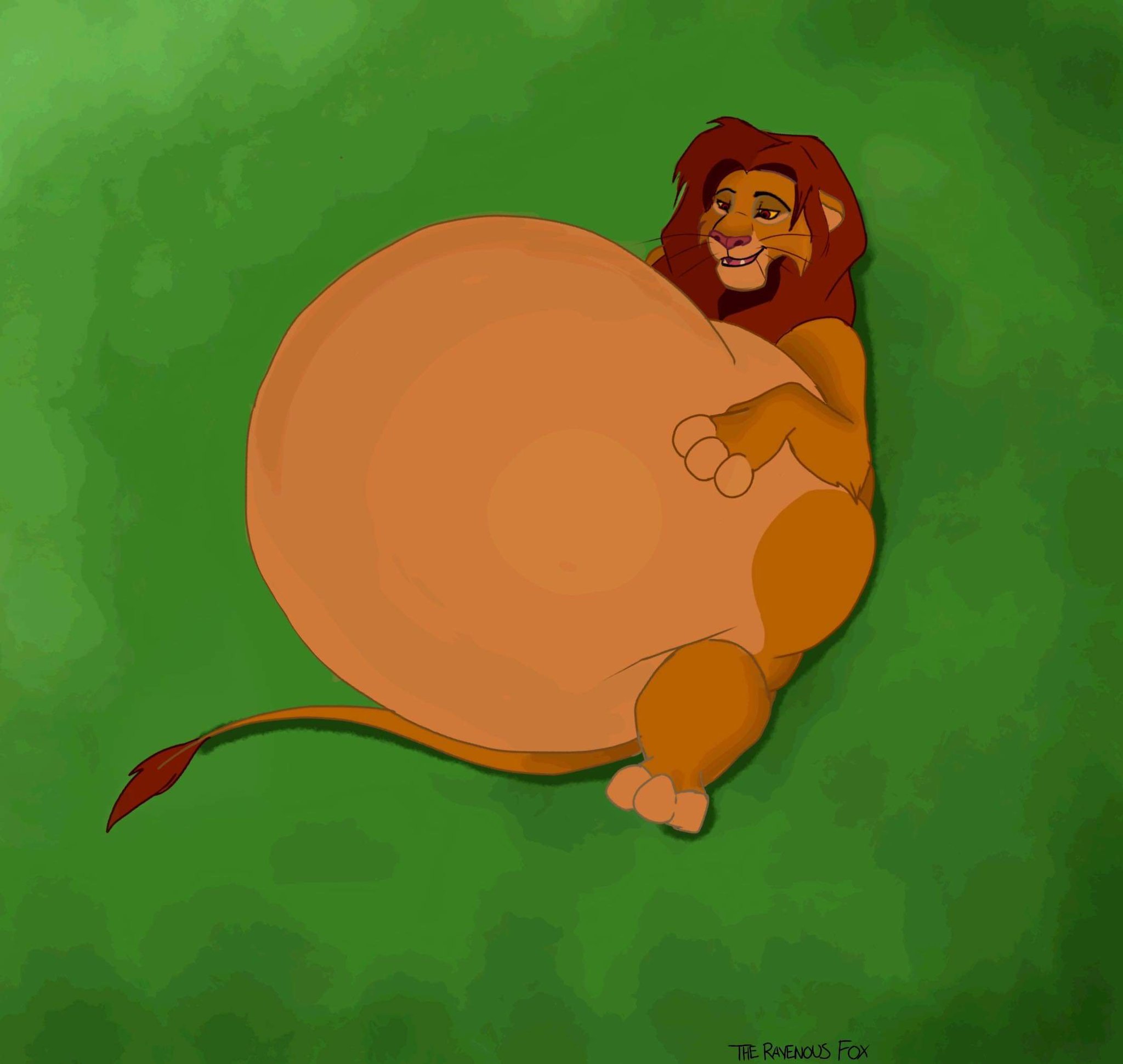 “A long time ago I got a request to draw a fat Simba. 