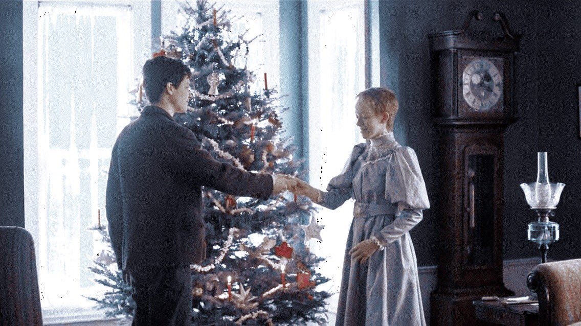 “anne. merry christmas.”“but i don't have anything for you.”“that's alright.”