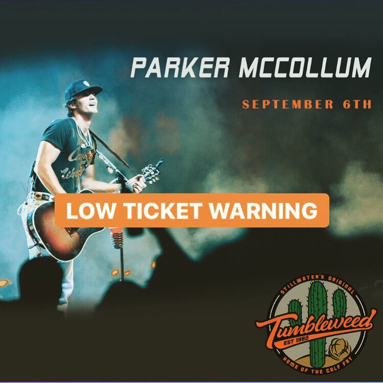 Tickets to this show are going FAST!  Get them online at calffry.com before they run out.  Don’t miss out on Parker McCollum and Grant Gilbert!