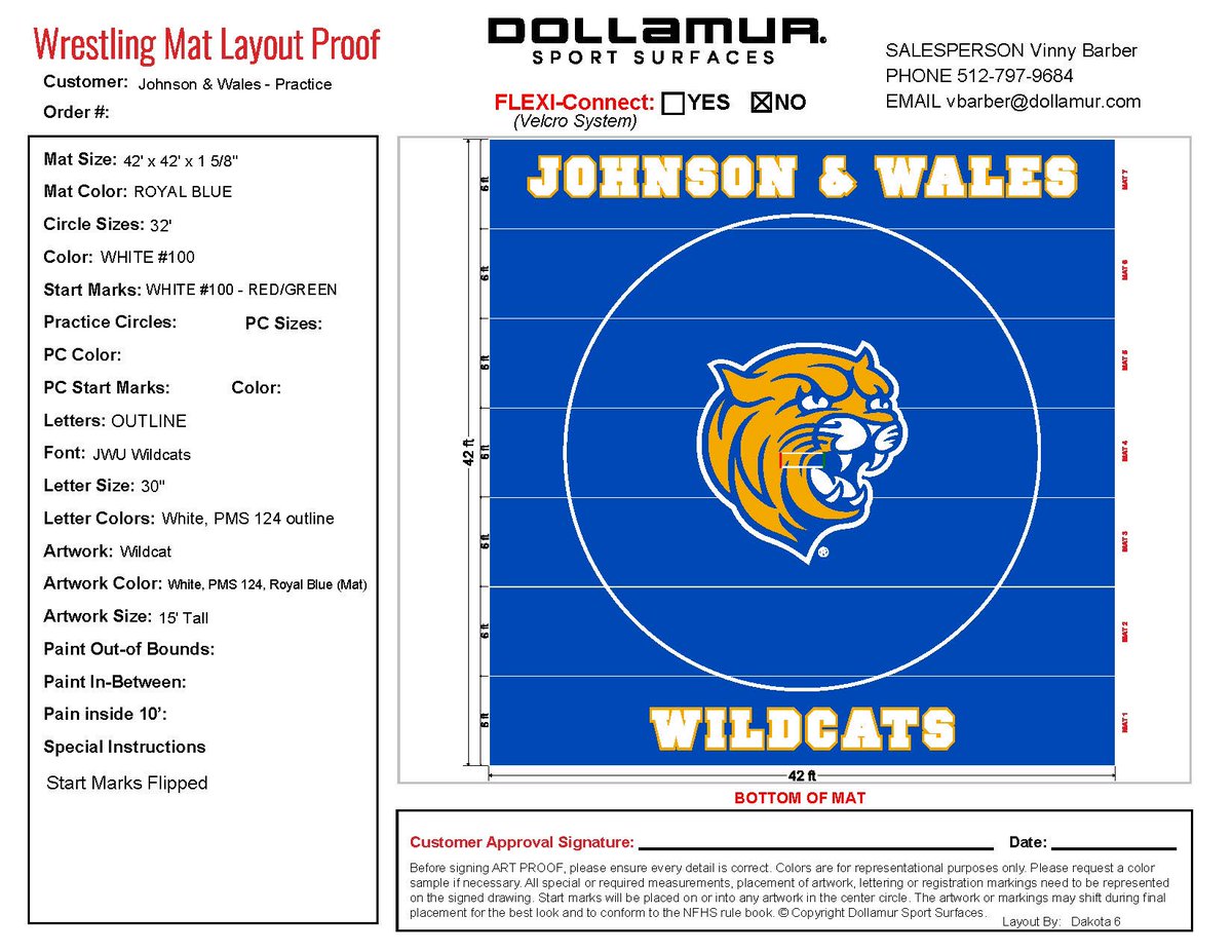 CoachVBarber's tweet photo. Who chose @DollamurWrestle? JWU, that’s who! #Dollamur #FLEXIConnect https://t.co/ykTFdpqXCY