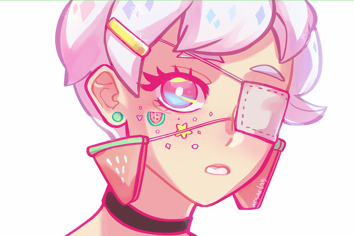 Teddie Inspired By A Pixiv Artist Lam I Love Their Style So Much T Co Ela0xap8ij