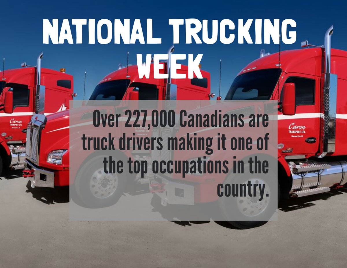 Happy National Trucking Week! 🚛

Did you know?

#NTDAW #NationalTruckingWeek