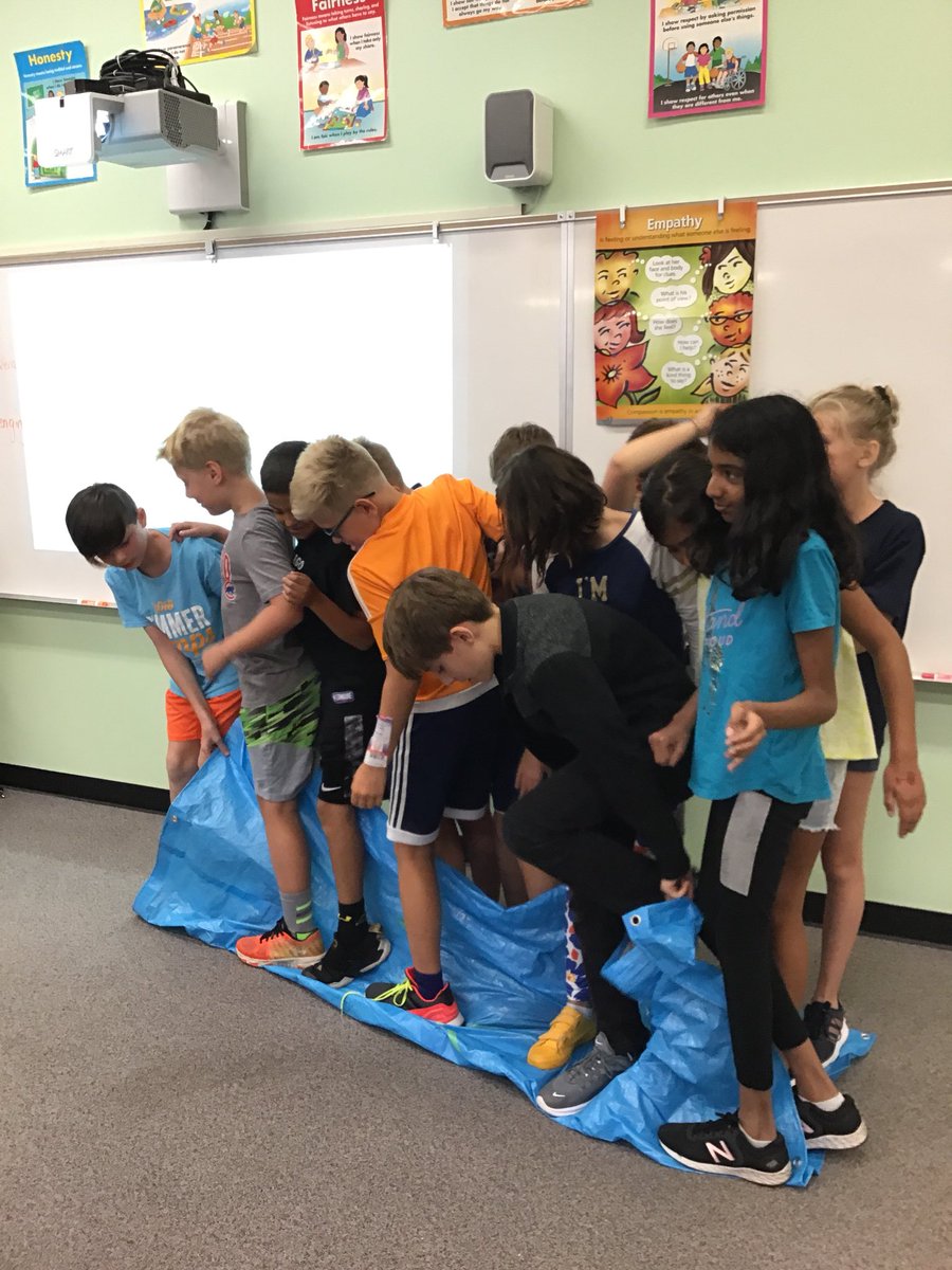 MrsBaylian's tweet photo. 5th Grade Critical Thinking Teambulding Activity! #flipthetarp #2019-2020 @MsPryorsEd https://t.co/p8Slrx1PGu