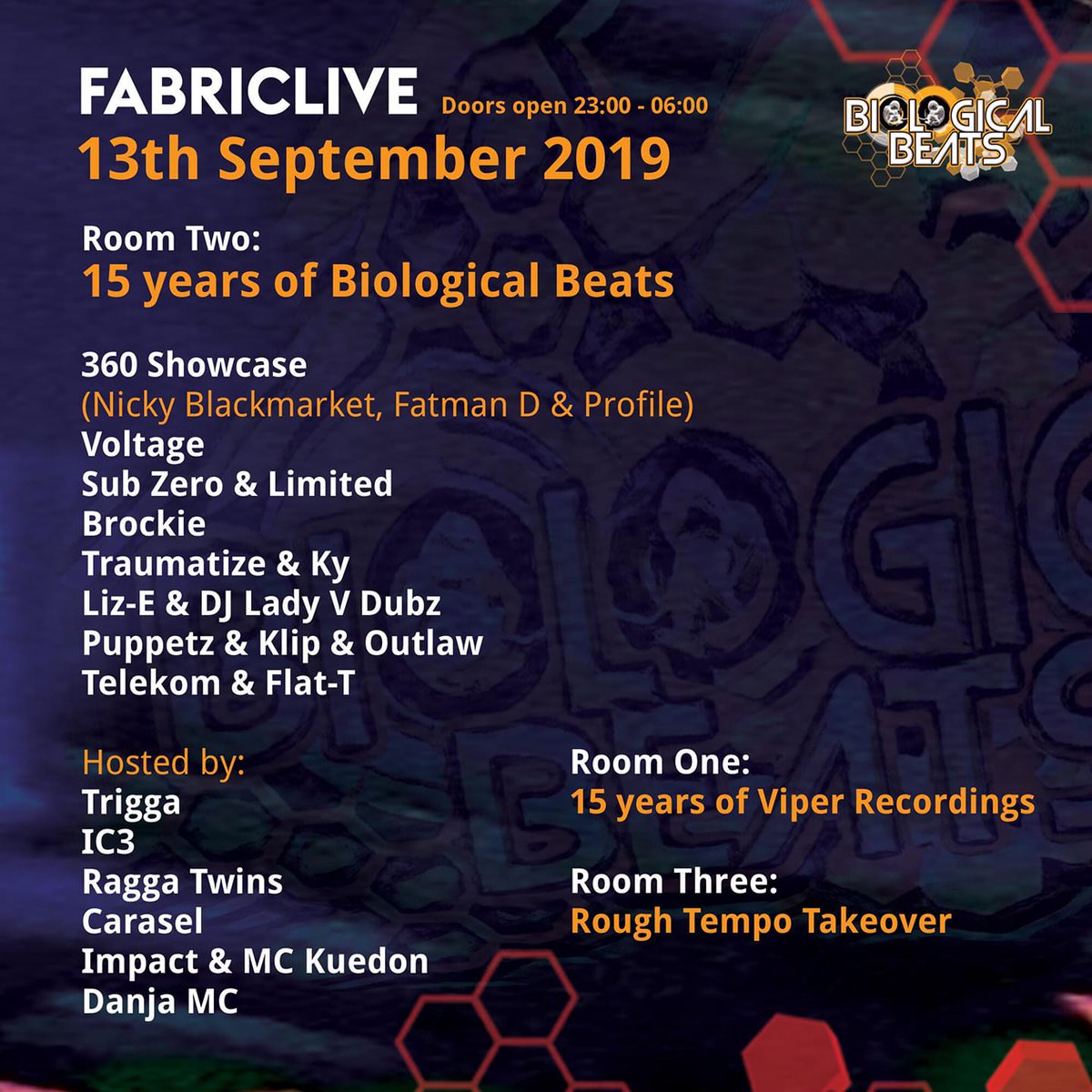 Impact MC (@impact_emcee) on Twitter photo Not been on here in about a year, don’t feel like I’ve missed anything.
Performing at <a href="/MultiFunctionHQ/">Multi Function</a> Brighton this wkend, making my <a href="/fabriclondon/">fabric</a> debt nxt weekend.
Prob won’t be back on here for another year. Tata for now 🤘🏽🤪
#DnB <a href="/BioBeatsGang/">Biological Beats</a> Not been on here in about a year, don’t feel like I’ve missed anything.
Performing at <a href="/MultiFunctionHQ/">Multi Function</a> Brighton this wkend, making my <a href="/fabriclondon/">fabric</a> debt nxt weekend.
Prob won’t be back on here for another year. Tata for now 🤘🏽🤪
#DnB <a href="/BioBeatsGang/">Biological Beats</a>