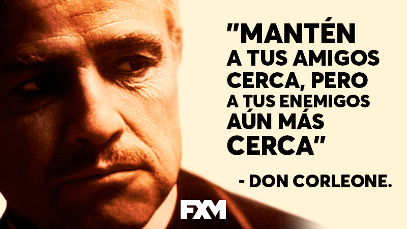 CanalFXM's tweet photo. Una frase muy real 👆 ¡Son las enseñanzas que nos deja #ElPadrino👨! Disfruta de la gran trilogía, mañana por FXM 📺 https://t.co/MjBJanEg1N