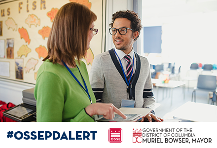 OSSEDC's tweet photo. Come spice up your classroom with OSSE’s Tier 1 Classroom Engagement Strategies training Tuesday, Sept. 9! We will focus on increasing efficiency, positivity, and dialogue in the classroom. Sounds interesting? Register today: https://t.co/TkUpeu24Ov #OSSEPDAlert https://t.co/zUwxWJh2qN