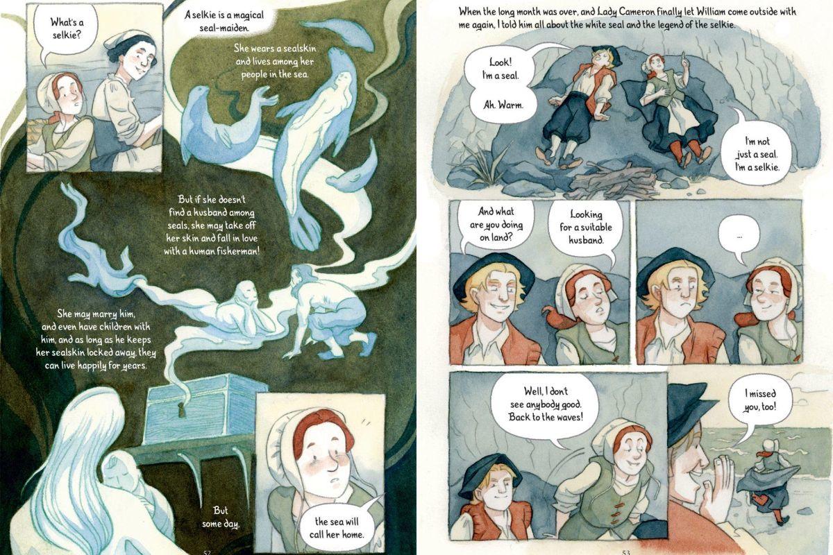 test Twitter Media - When it comes to inspiration for her graphic novel "Queen of the Sea," @dmeconis '05 can draw plenty from her own childhood: https://t.co/SuO6Ov27E3 https://t.co/EcSQ1BAgth