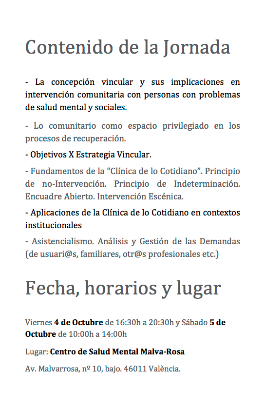 AEN_PV's tweet photo. Ya de vuelta de las vacaciones, os queremos presentar la próxima actividad de formación que organizaremos desde la AEN-PV:

JORNADA DE ACOMPAÑAMIENTO TERAPÉUTICO 🤝 a cargo de Leonel Dozza de Mendonça. 
Tendrá lugar el próximo 4 y 5 de Octubre. 

Toda la info en el díptico ⬇️⬇️⬇️ https://t.co/BEjBe0U43v