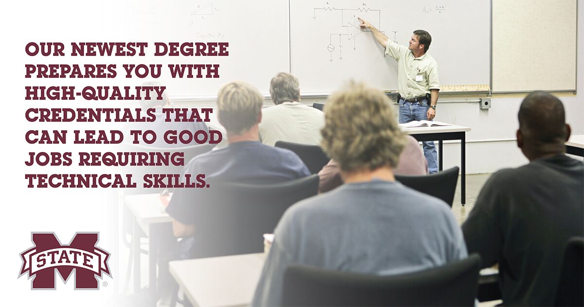 Our new BAS degree offers educational opportunities to adult learners from a variety of technical degree backgrounds. Click here to learn more. msstate.edu/students/bache…