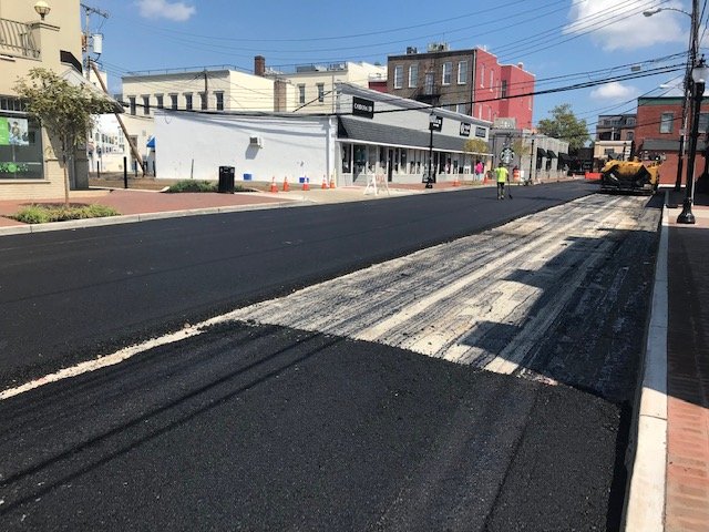 On #WhiteSt, milling and prep work &amp; base pavement are in place. Weather permitting, final paving will go down Sept. 5 &amp; 6. 🚧Top coat of pavement requires 48 hrs to cure. So, White St, from #EnglishPlz to #BroadSt, will be closed though the weekend. <a href="/ENGenuityNJ/">ENGenuity</a>