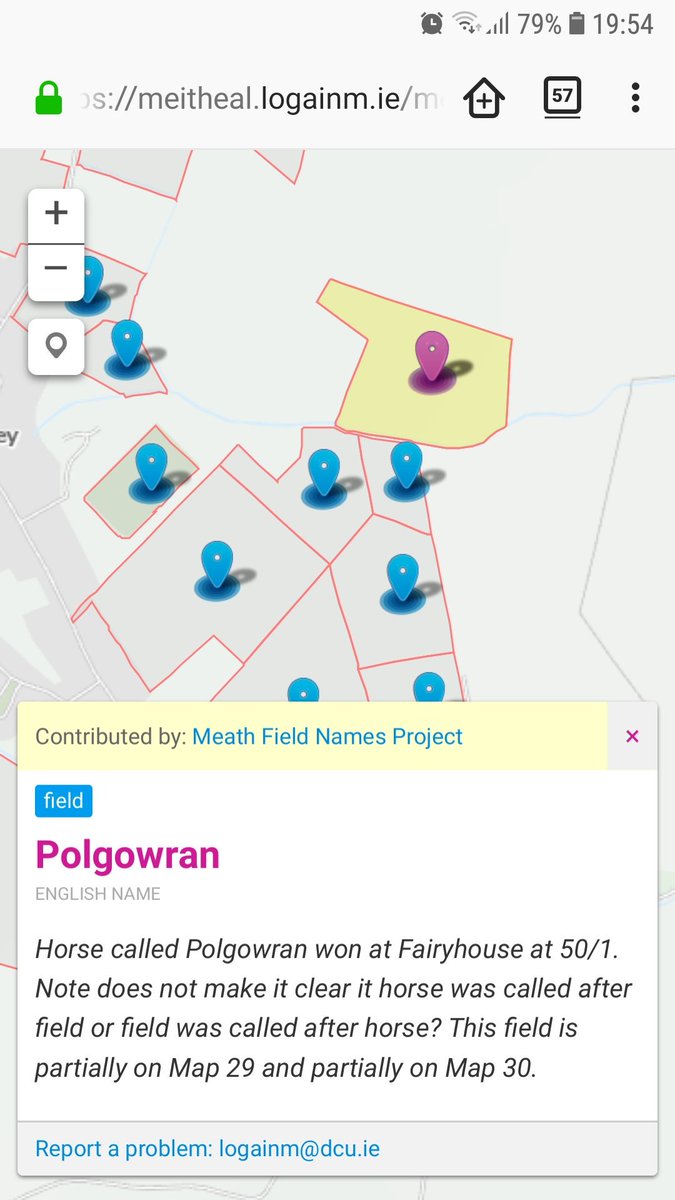 FINALLY catching up on #creedonsatlas and the lovely piece on the Meath Field Names project. All the field names can be found on Meitheal @logainm_ie 
meitheal.logainm.ie/meath-field-na…