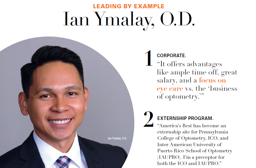 NVIofficial's tweet photo. Our very own Ian Ymalay, OD, was featured in Corporate Optometry Today. Check it out on page 16 of the magazine via this link! https://t.co/32M6mLnuCX @IanYmalay @eyecarebusiness #InsideNVI #optometry #careers https://t.co/32M6mLnuCX https://t.co/zXzXcWPu3V