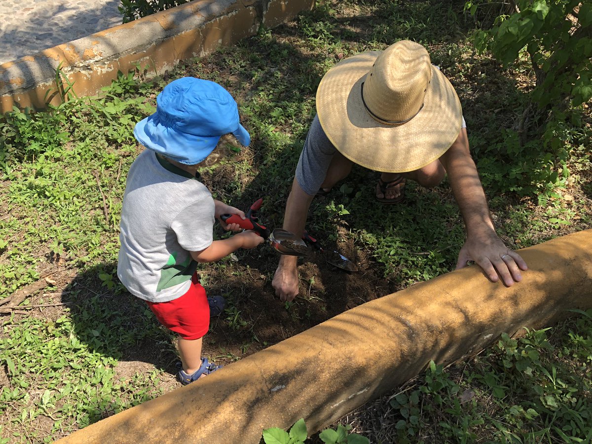 BrianJKasper's tweet image. With help and a little supervision we began our garden #nature #learningthroughdoing #liveyourpassion #YearOnNotOff #experientallearning
