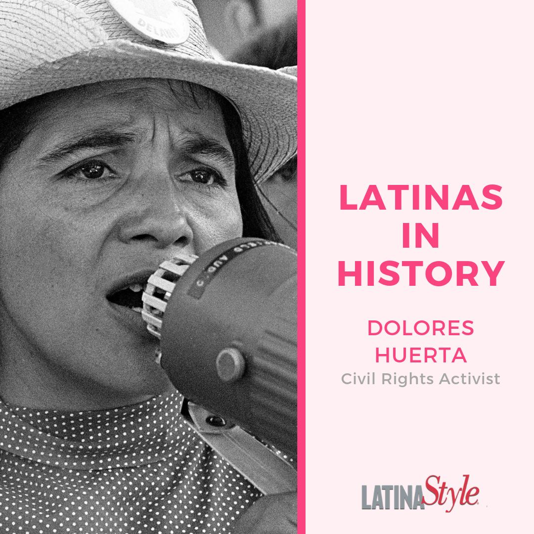 LATINAStyleMag's tweet photo. It's #HispanicHeritage month! What better way to kick it off than by looking back at some of the most influential #LatinasInHistory.
#TBT Dolores Huerta founded the United Farm Workers in 1965, an organization dedicating to advocating for an improvement in working conditions. https://t.co/WB9pIf3PCR