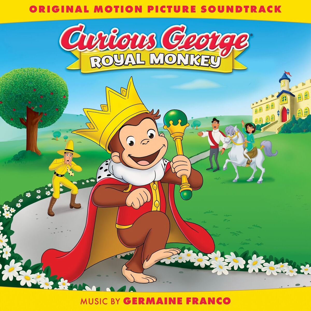 Soundtrack album announced for 'Curious George: Royal Monkey' feat. score by @germaine_franco & original songs by @andygrammer, @MicheleBrourman & @AmandaMcBroom1. bit.ly/2lYSLx1