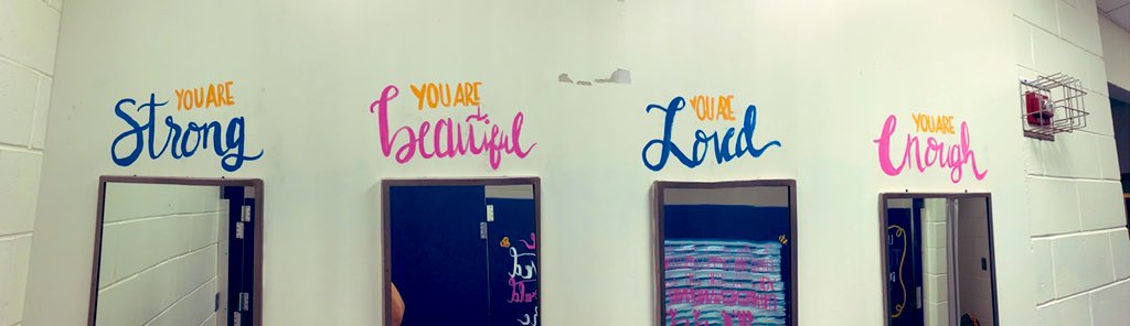MsF_FTPS's tweet photo. Had so much fun with @CoachKav_FTPS starting to BEAUTIFY the locker room! We can’t wait for the girls to see it👌 @MrThomas_FTPS @AD_FTPSchools https://t.co/Da2wcN4hqp