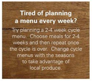 Meal Planning Tip 1
