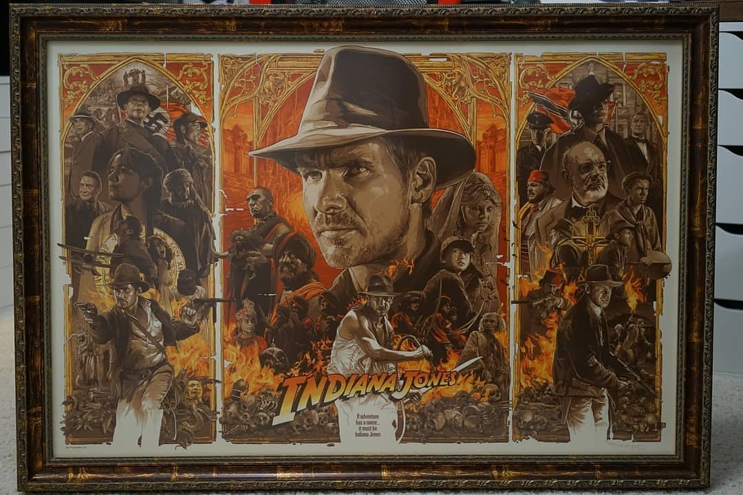 FrameDstnation's tweet photo. We’re loving the way this #IndianaJones poster turned out! Thanks to @oktomaki for sharing this beauty. What would you put in this frame? Let us know below! #Frame #Poster #Movies #FrameDestination #artistsoninstagram #Artist #Photographer https://t.co/WpUlbFN1tA