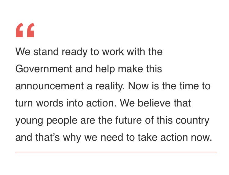 I am proud to #StandWithYouth alongside inspirational leaders from @PrincesTrust @UKScouting <a href="/Girlguiding/">Girlguiding</a> <a href="/natyouthagency/">NYA</a> <a href="/bycLIVE/">British Youth Council</a> <a href="/iwill_campaign/">#iwill campaign (old)</a> @NCSTrust <a href="/YouthareUnited/">Youth United Foundation</a> and many more to deliver positive opportunities for young people.