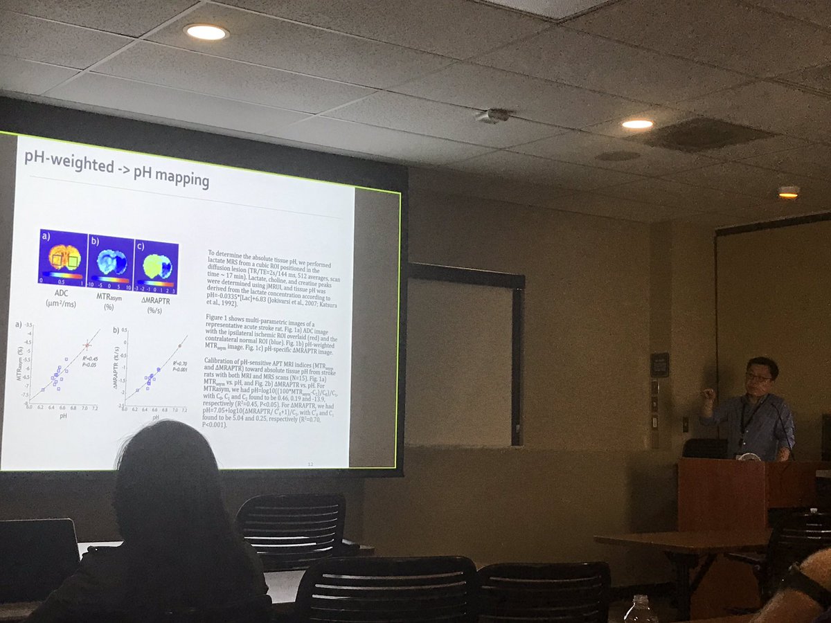 EAKrup's tweet photo. 1st Emory Radiology Research In Progress Seminar of the season - Phil Sun, PhD updating us on CEST Imaging. @EmoryRadiology #EmoryRadResearch https://t.co/VO59UPnDOz