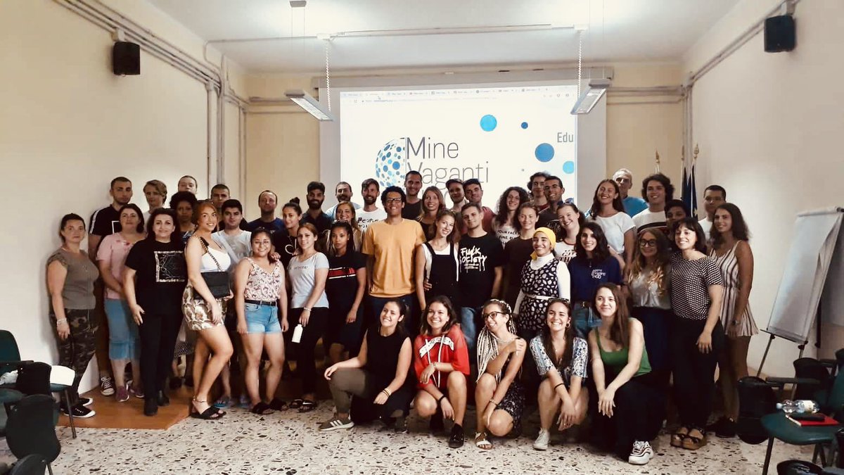 MineVagantiNGO's tweet photo. #MineVagantiNGO #MVNGO is implementing the #BlendedMobility of the #Approved #Project #KA2 #ErasmusPlus #Youth #Entreprenhour
The event in #PortoConte with the great help of our local partner @rumundu.
44 pax of #ChampionsFactory #Bulgaria #YIDA #Germany and #BarSocial and #MVNGO https://t.co/BebEY2or1d