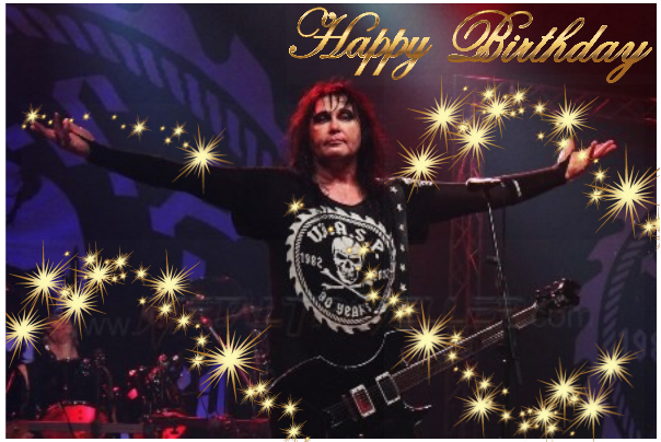 Happy birthday, Blackie Lawless  