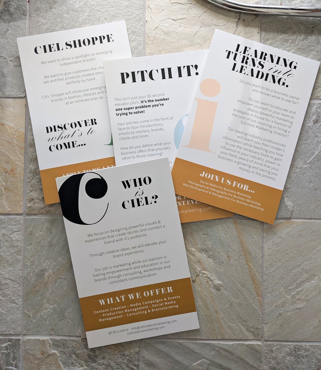 Prepping <a href="/cielcreativemkg/">CIEL Creative Marketing</a> for Assembly Expo this Saturday eventbrite.ca/e/assembly-an-…