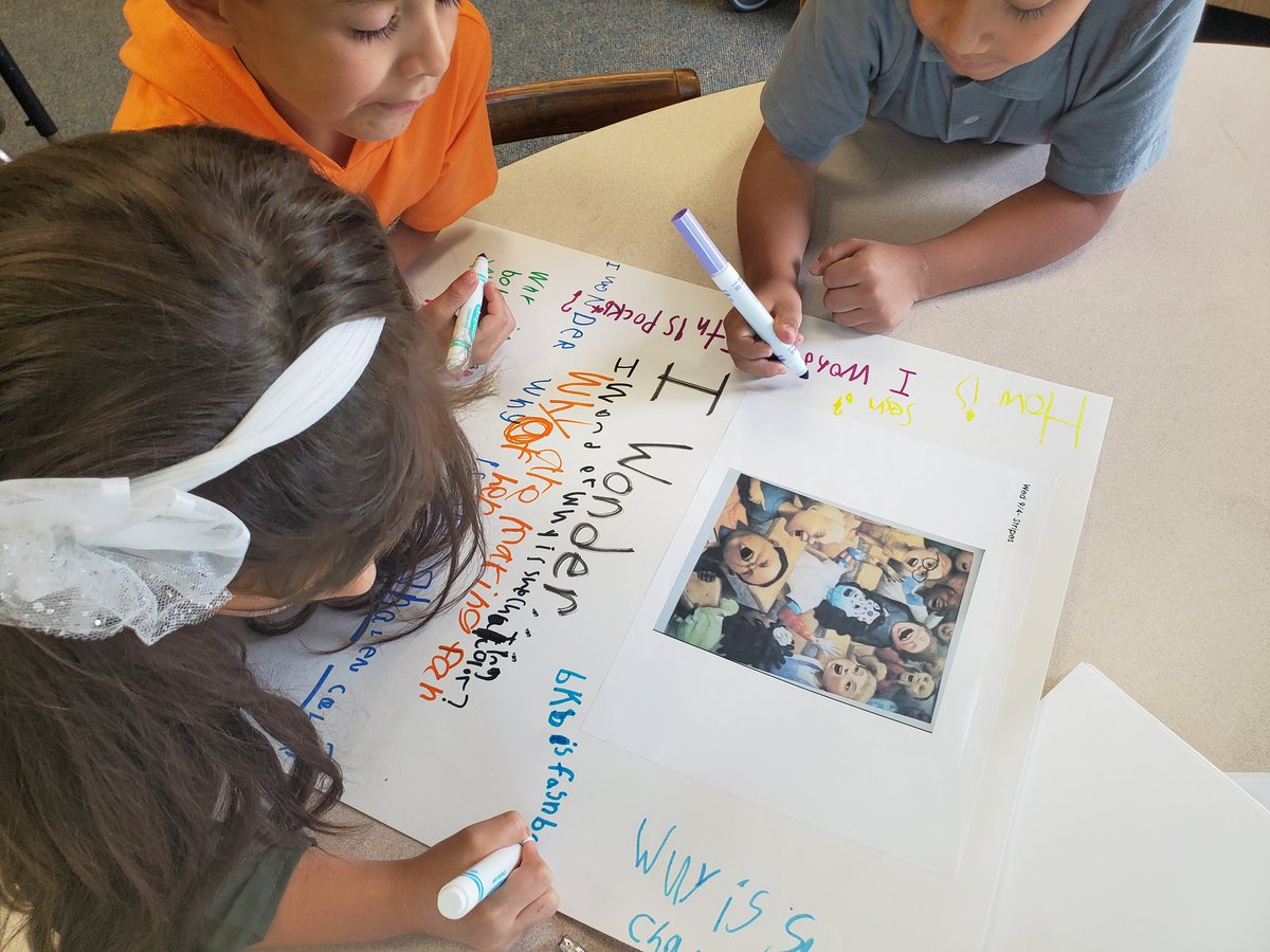 arcrampton's tweet photo. Chalk Talk protocol was a huge success in @daiglesdelights &amp; Ms. Elliott's 1st grade rooms @HodgeRoadES. #totalparticipation https://t.co/9iVMWKwoLa