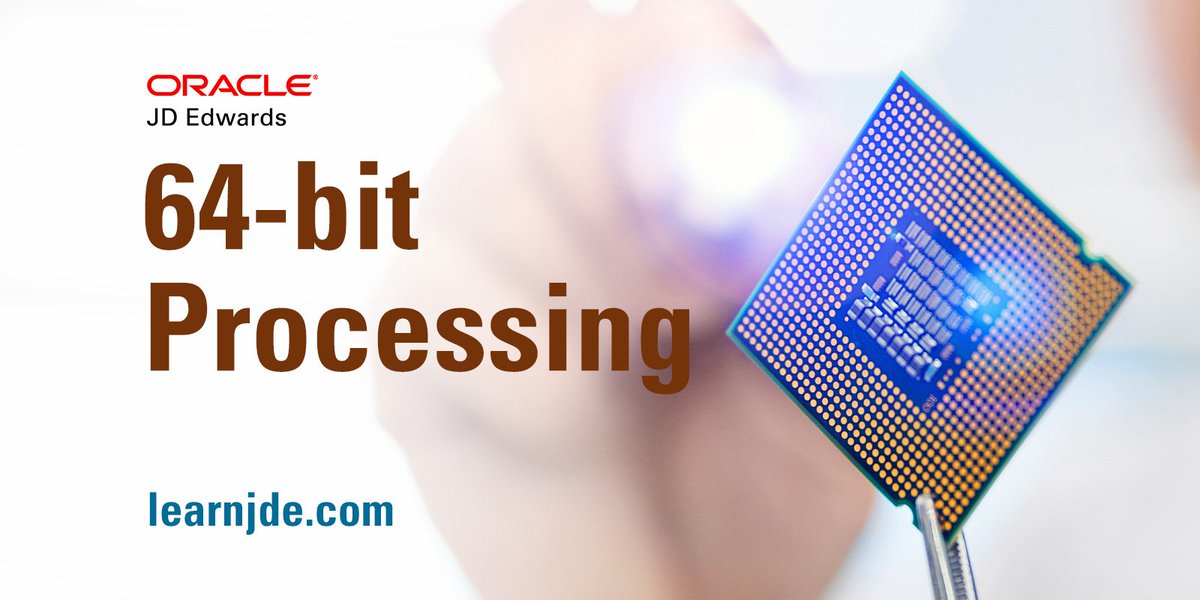 Read this whitepaper to get a high-level understanding of #JDEdwards #64-bit processing and how you can get started with it - bit.ly/2lOET8m