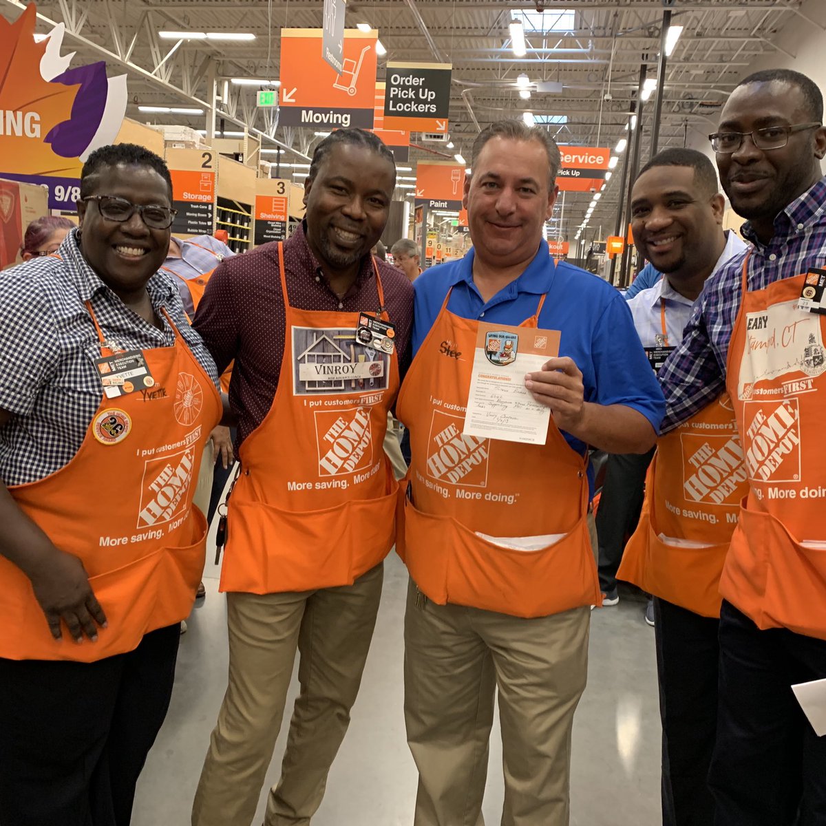 RestoDeborah's tweet photo. 6242 Met Alignment Walk Recognizing Jonathan &amp; Donna for Awesome Performance &amp; A Special Thank You to SM Steve for Supporting Met on a Daily Basis. #onehomedepot #buildingrelationships @BrandiStephen @RonnieOddo @DLapshan @williams2_e https://t.co/55Gj8vgAxC