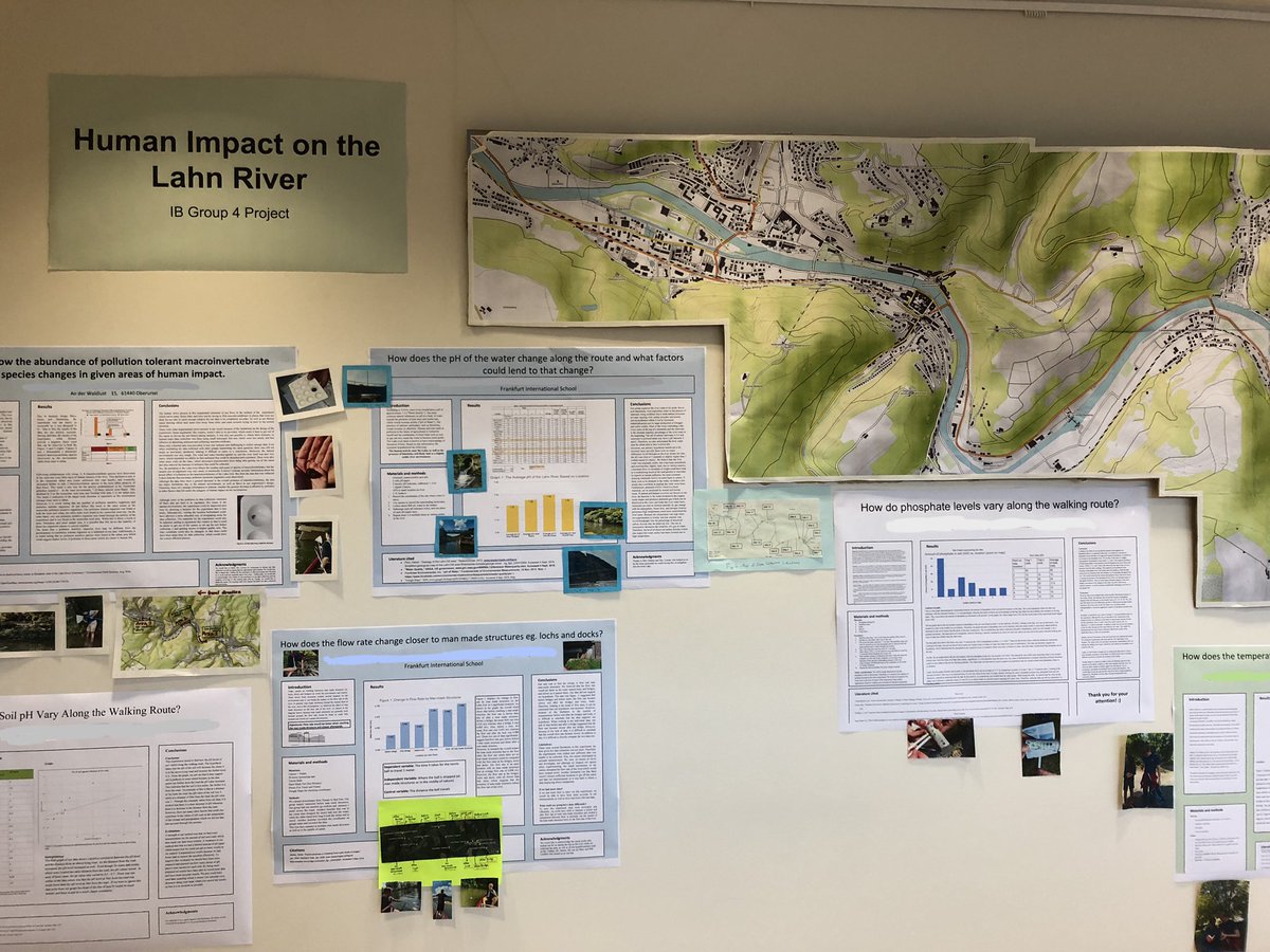 johnswitzer's tweet photo. Great #IB student work on display tonight at the Grade 11 parent evening @FIS_School. Thank you to @feraille for leading our students through this year’s #group4project. https://t.co/SsrEjYGuRL