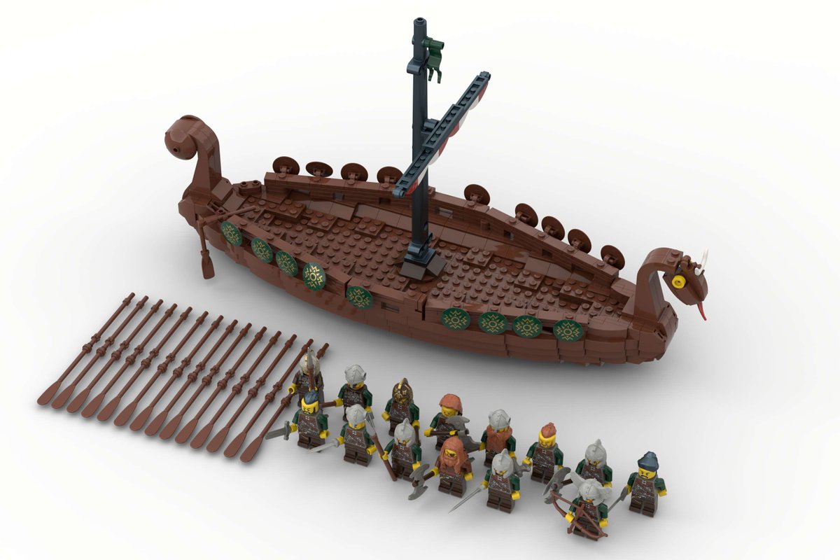 lego viking longship