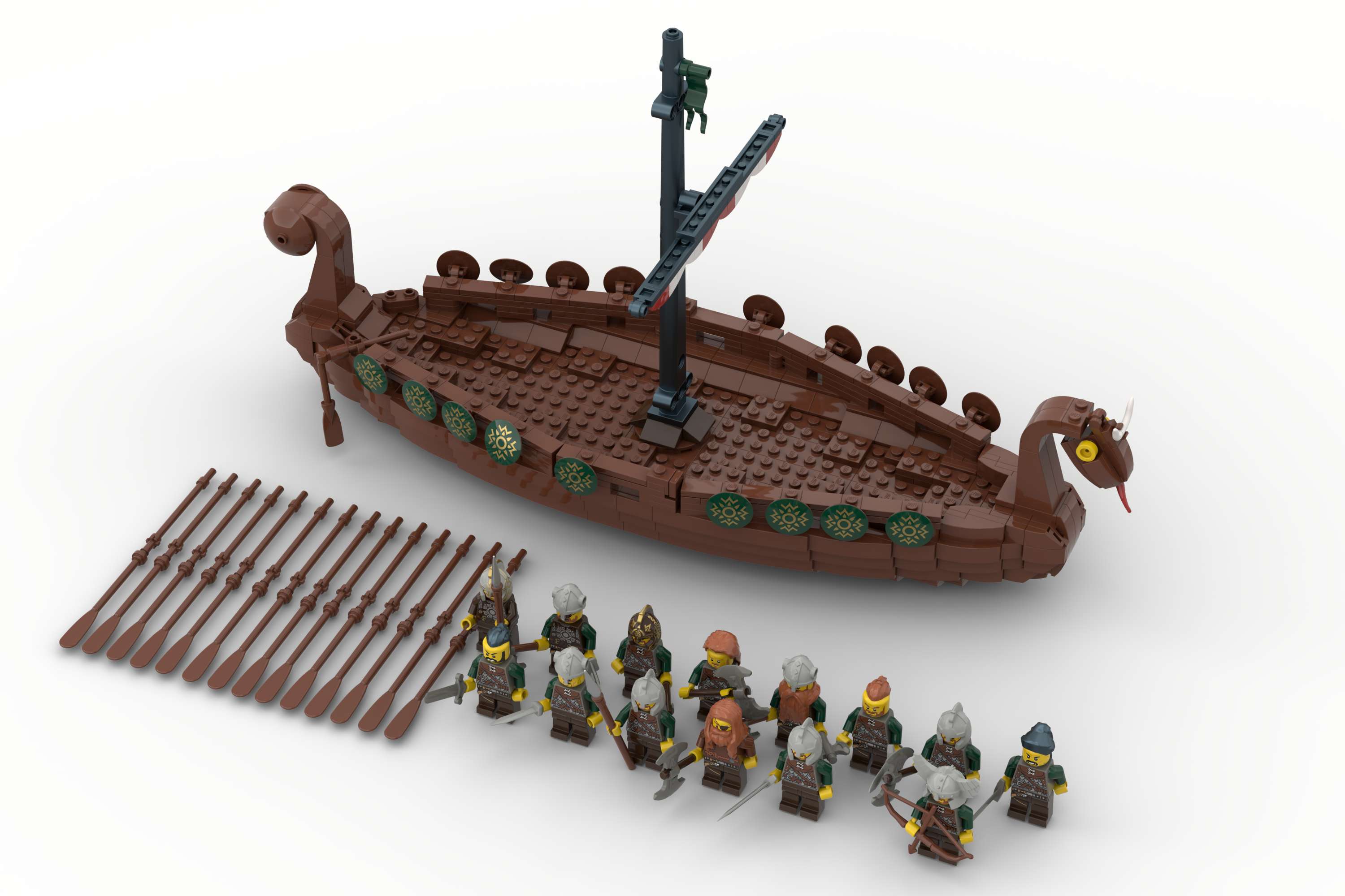 LEGO IDEAS on X Designed for speed Viking Longship s are the second thing you think of when someone says Viking. Besides helmets with horns on Take a look at the model which