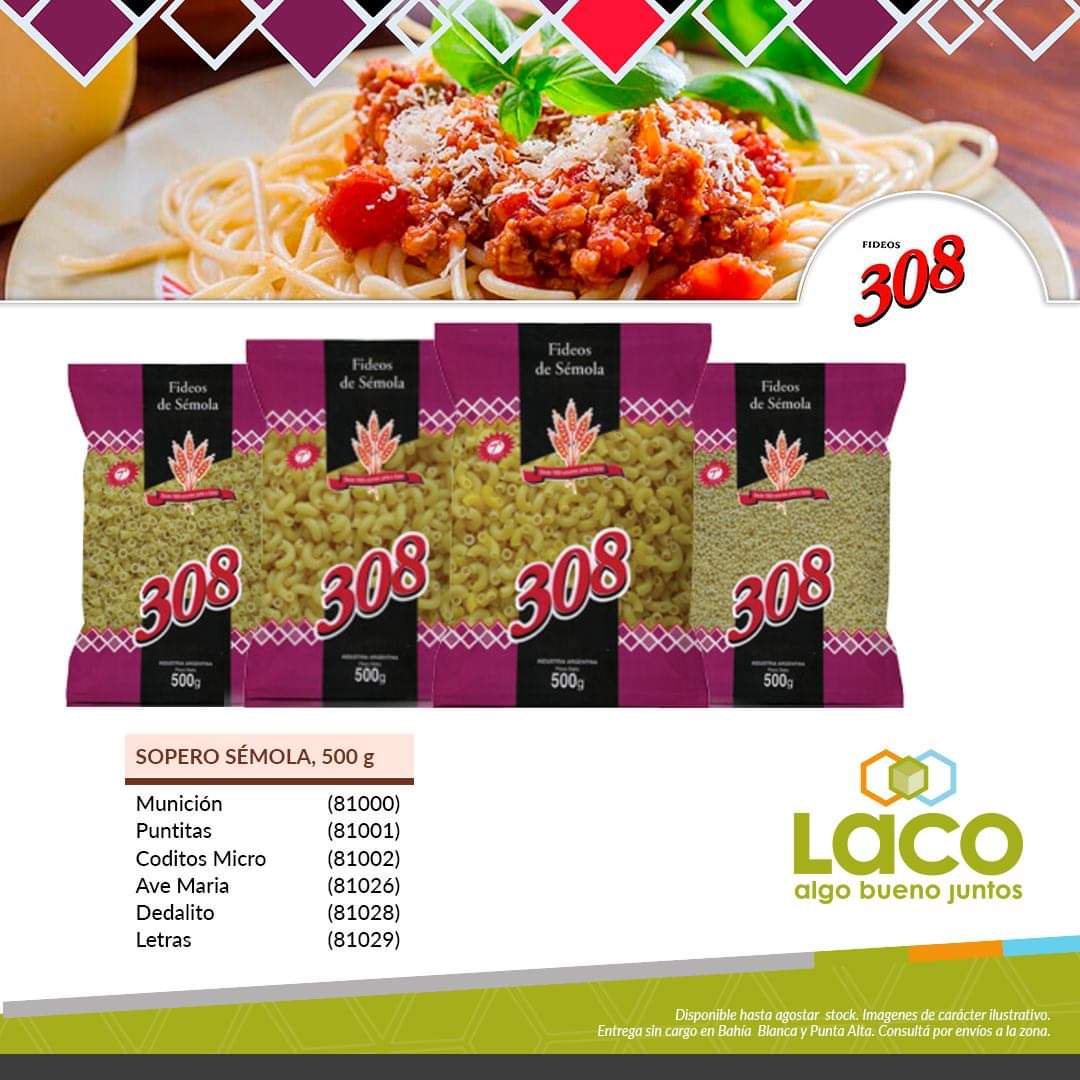 Dis_Laco's tweet photo. ¡Fideos 308 Nos acompaña a brindarte lo mejor para tu comercio!

☎ Contactanos al 0291 451 3737 para hacer algo bueno juntos.

#Distribuidora #BahiaBlanca #distribuidor #mayorista #supermercado #almacen #pastas #fideos #sopa #cena #almuerzo https://t.co/r5HUZYTMIS