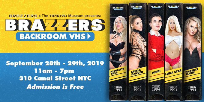 Meet me in NYC for the first ever @Brazzers art show! https://t.co/q7EB6HGfoA #BrazzersVHS https://t<a class="tags" href="/tag/brazzers">@brazzers</a><a href="/tag/brazzersvhs"class="tags"><span>#brazzersvhs</span></a>