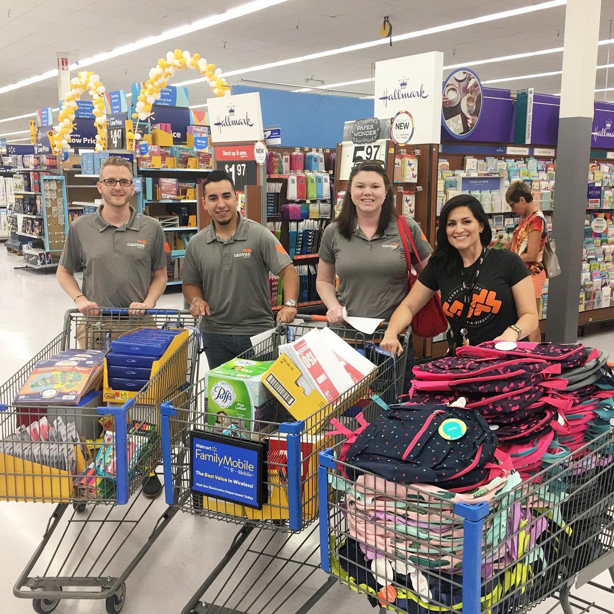 canvasfamily's tweet photo. We can’t wait to surprise the kids of Richard T. Castro Elementary with brand new backpacks and school supplies! Nothing gives you confidence like slick new pencils and folders to keep yourself cruising through class.

#BeyondTheBranch #SpiritOfService https://t.co/h5MKgGvi7Q