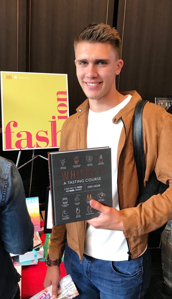 Great to see Donald McLean Jr from <a href="/WorkinMomsNFLX/">Workin Moms</a> has such good taste! He’s enjoying our new Book Whiskey: A Tasting Course at #baskitstyle2019 #TIFF media lounge 
#whiskey #drinks #workingmoms tinyurl.com/y52ekrwy