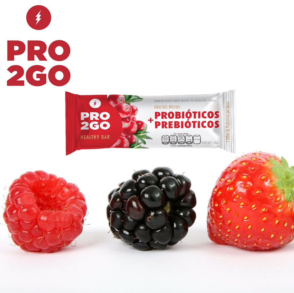 Pro2Go_'s tweet photo. Disfruta todo el sabor de los frutos rojos en una barra #PRO2GO #probióticos #prebióticos #momentoPRO2GO https://t.co/2M4yAnsYt3