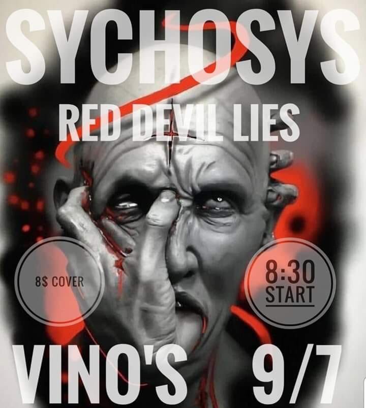 RedDevilLies's tweet photo. #HeavyMetal @VinosBrewPubLR with @RedDevilLies and @SychosysBand  This #SaturdayNight #livemusic  @WoodwardChase @carpenter_1978 @blakethatoneguy https://t.co/emU9yI16a8