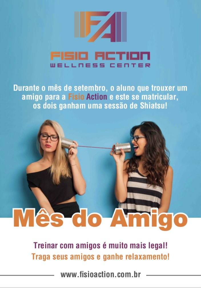 fisioaction's tweet photo. A Primavera e o Verão estão chegando! Ainda dá tempo para entrar em forma! Traga um amigo e ganhe uma sessão de shiatsu você e ele ! #pilates #treinamentofuncional #musculacao #musculacaoterapeutica #personal #personaltraining #estetica #drenagemlinfatica #acupuntura #osteopatia https://t.co/agnsftYcNm