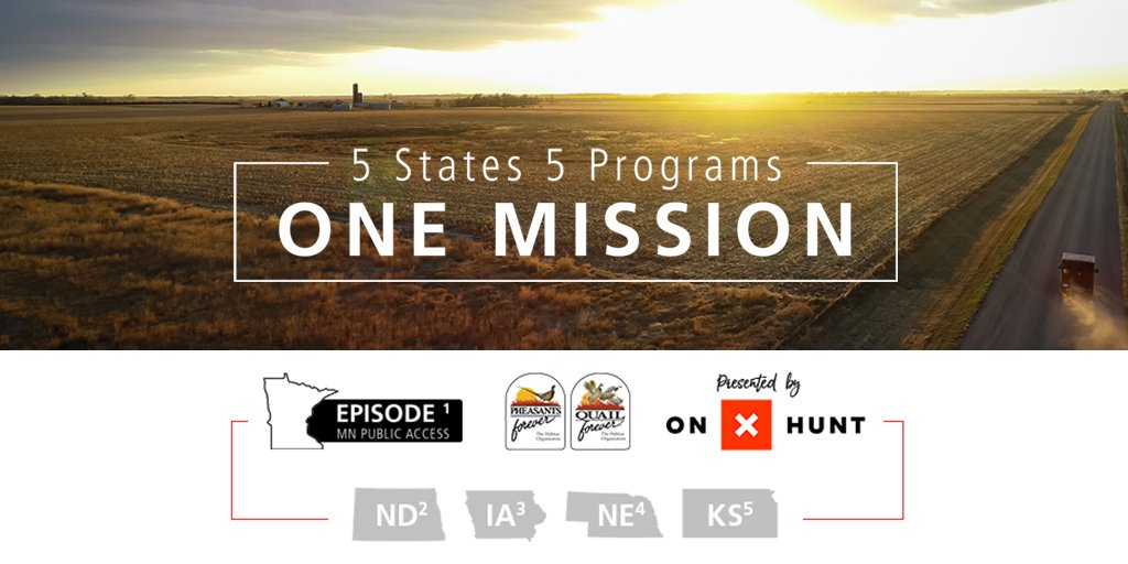 pheasants4ever's tweet photo. We understand the importance of public lands for hunter access AND the value of private land conservation programs for habitat. Our 5 STATES 5 PROGRAMS, ONE MISSION series highlights walk-in programs opening private land to public land hunters https://t.co/IDsP6eFjvk w/ @onXHunt https://t.co/ro8BbVWUR2