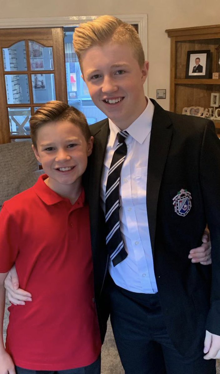Last year in primary for Harry #Year6 and My big boy starting year 9 ! Where did the years go? ❤️❤️❤️