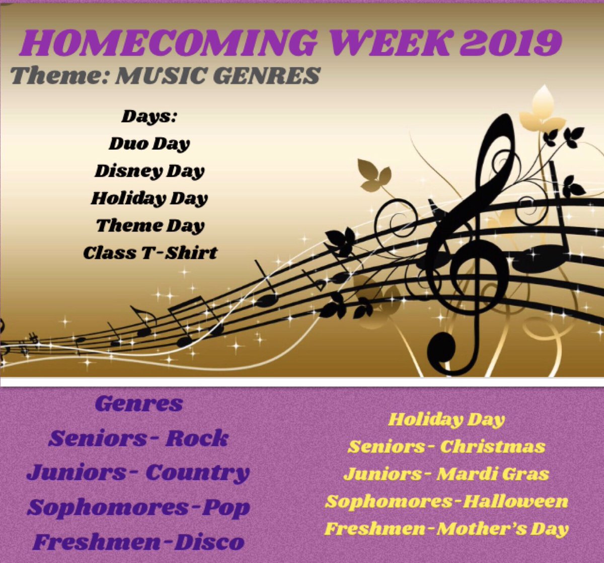 Homecoming week!!