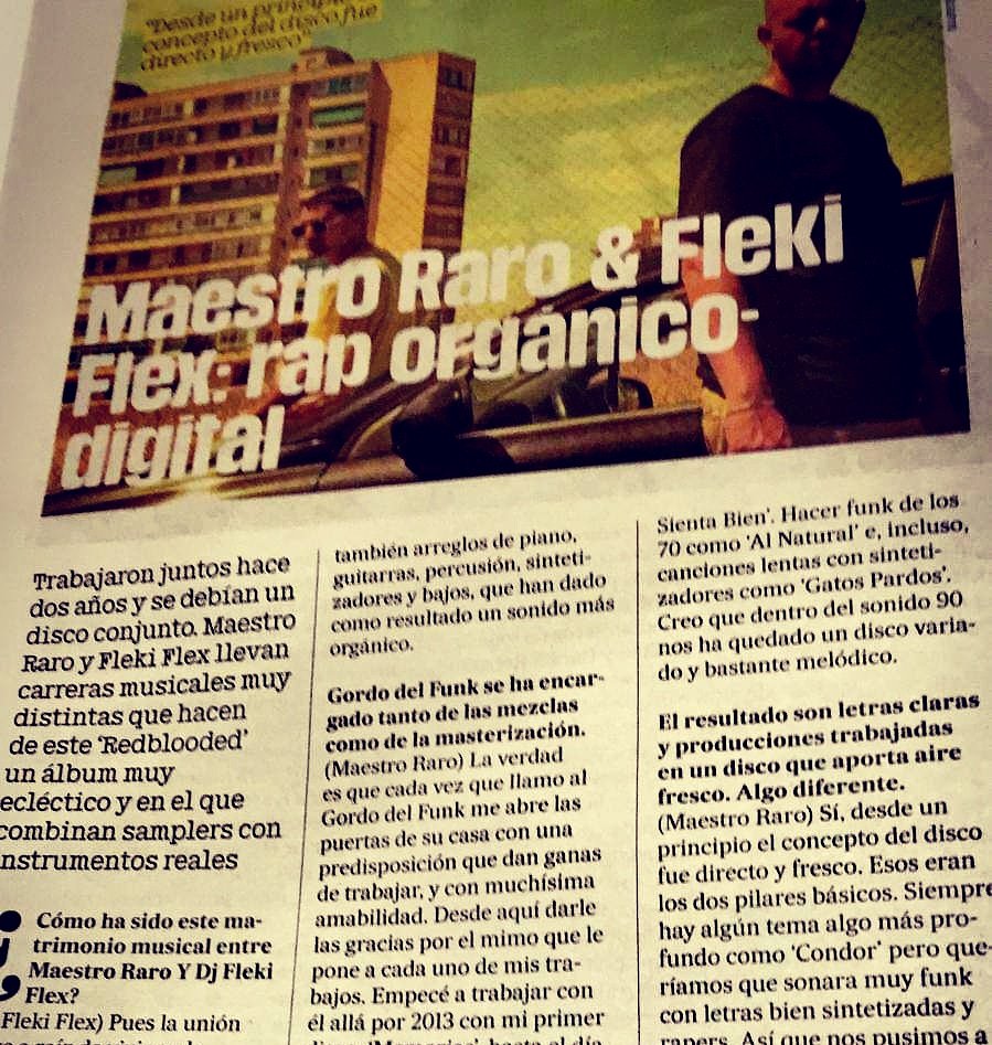 fenomenal1988's tweet photo. En el número de septiembre @mondosonoroaragon nos hace unas cuantas preguntas sobre el Redblooded a mi brotha @fleki_flex y a un servidor. Pilla el ejemplar si quieres saber mash! Peace!
#maestroraro
#fleki_flex
#redblooded
#ucronialoops https://t.co/b5iM15W4tW